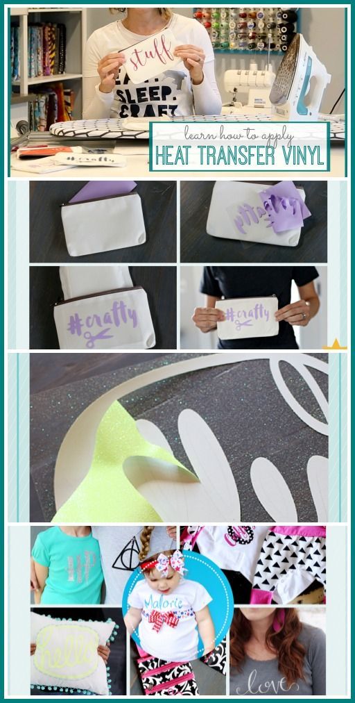 VIDEO TUTORIAL ABOUT HOW TO APPLY HEAT TRANSFER VINYL -   Ideas for Photo Transfer Projects