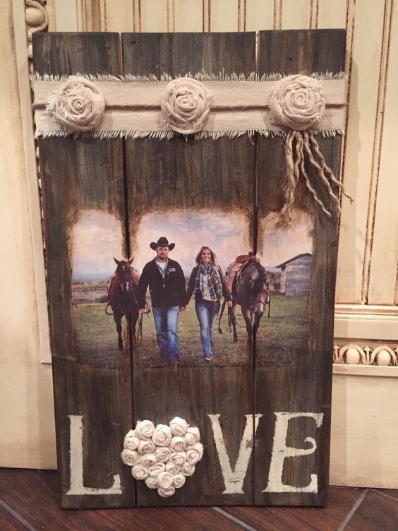 PHOTO ON PALLET FRAME -   Ideas for Photo Transfer Projects