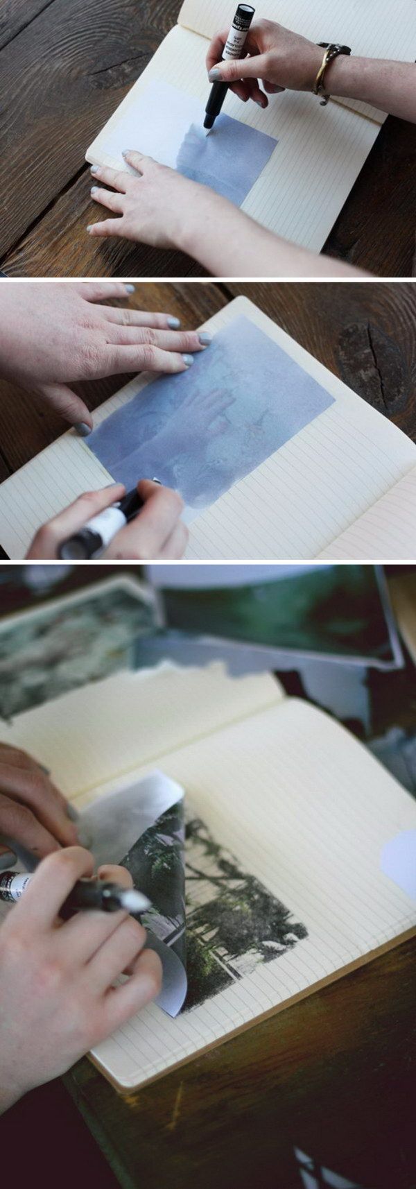 INSTANT PHOTO TRANSFERS WITH BLENDER PENS -   Ideas for Photo Transfer Projects
