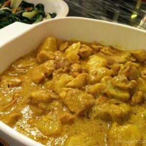 Easy Coconut Milk Curry Chicken | Oh Snap! Let’s Eat! Making this tonight.