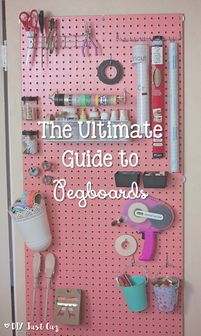 Everyone should have a pegboard. Here’s the Ultimate Guide to Pegboards, and why you should run out and get one right this minute!