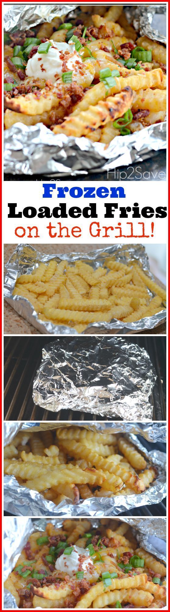 Grilled Foil Packet Frozen Cheese Fries – Hip2Save