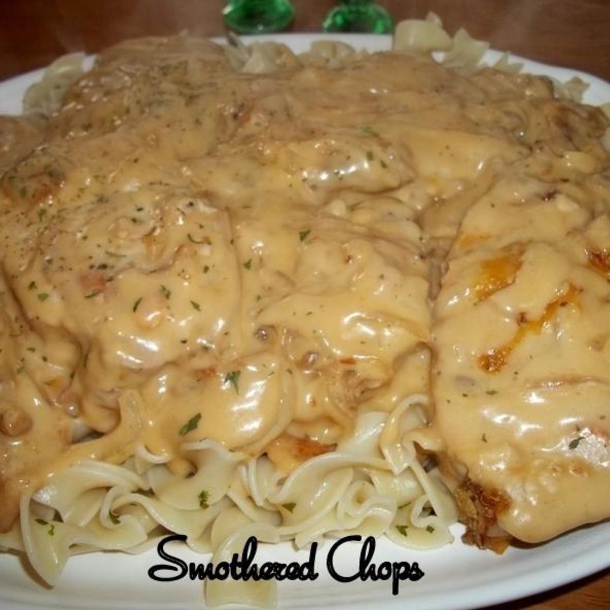 I just love anything made with onion…this recipe is no exception…the more the merrier. The creamy, flavorful sauce, could be