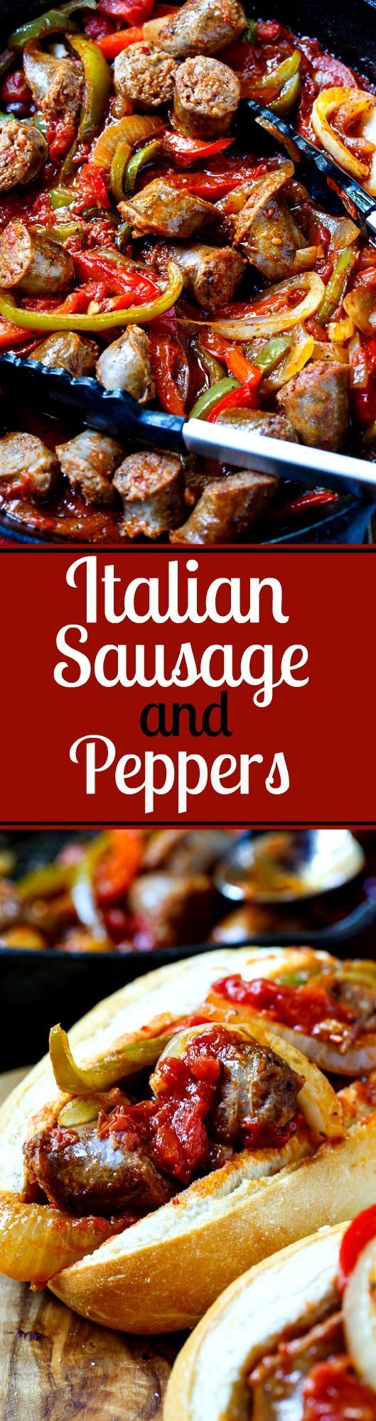 Italian Sausage and Peppers makes an easy weeknight meal!