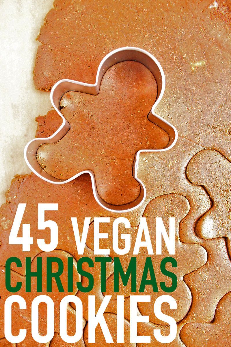 It’s a vegan Christmas cookie party. Click the photo to get all 45 creative and delicious recipes.