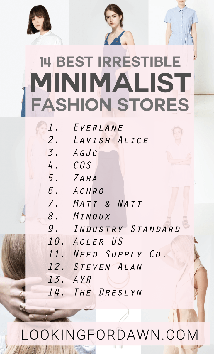 Less is more in this new trend. Channel your inner minimalist with these amazing staples from the 14 minimalist fashion online