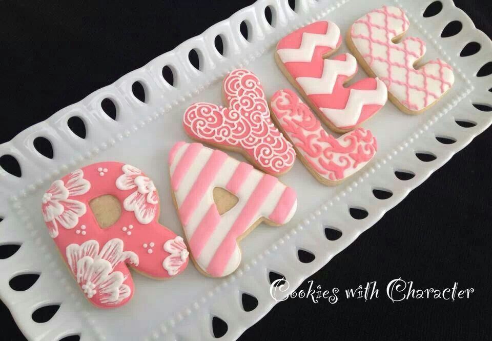 Letter Cookies | Cookies With Character