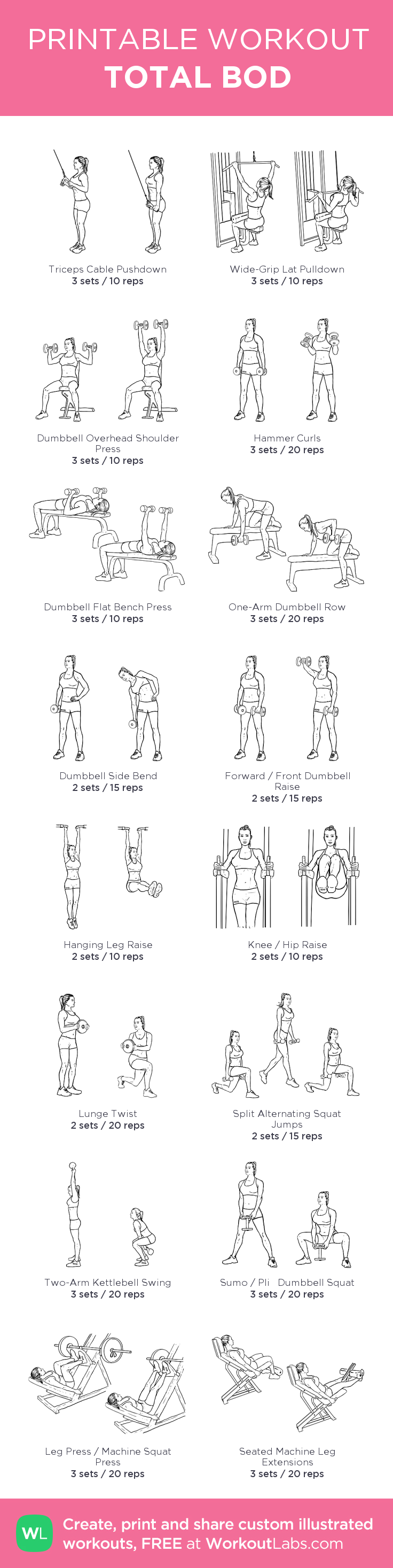 my gym routine