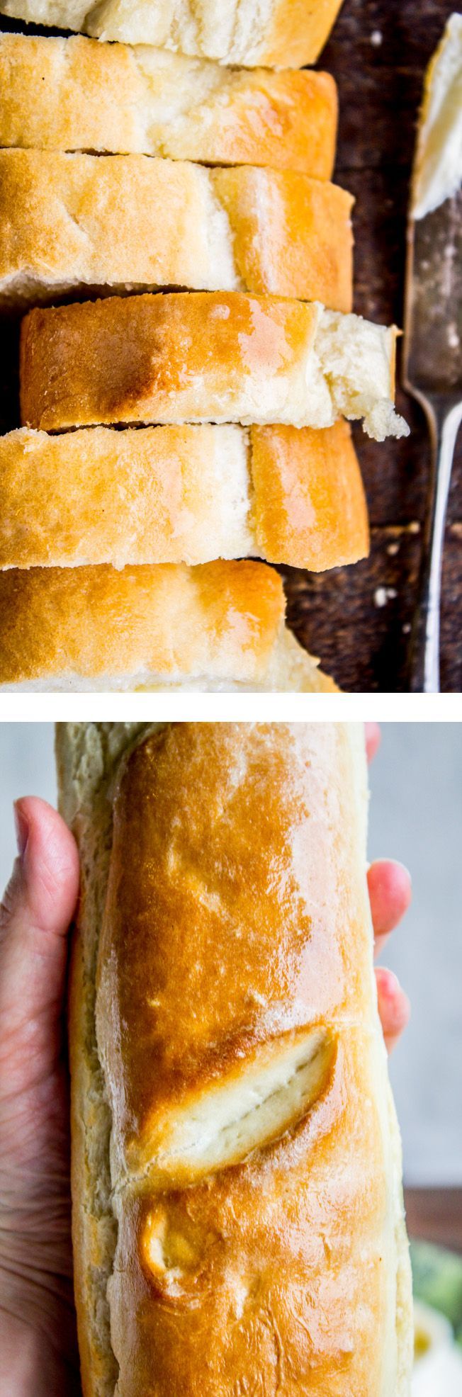 One Hour French Bread from The Food Charlatan. One hour, I promise!! This delicious yeasty French bread has only one 20-minute