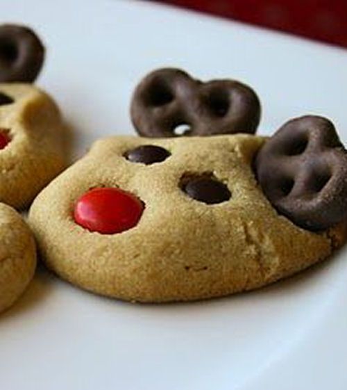 Peanut Butter Reindeer Cookies – My Honeys Place