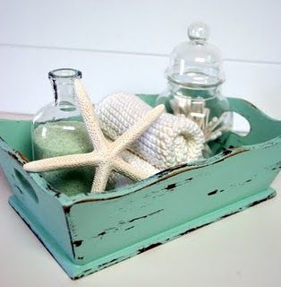 perfect for a beach themed bathroom.