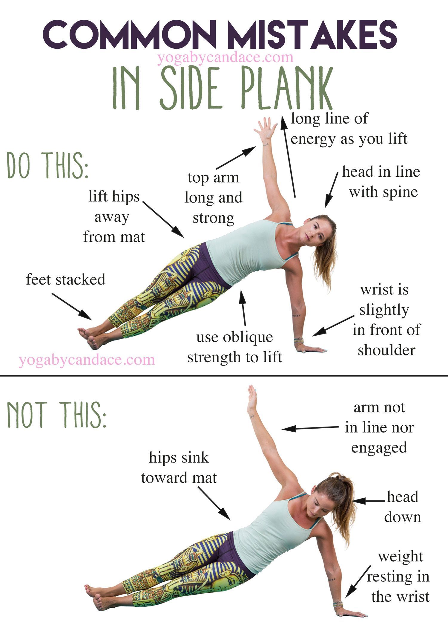 Pin now, practice side plank later!  Wearing: werkshop pants.