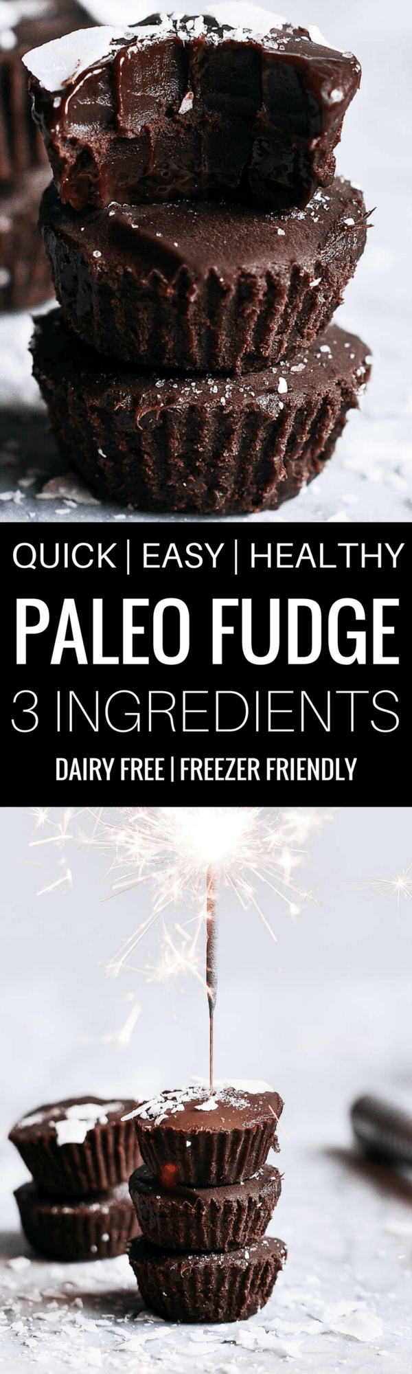 Ready for some chocolate goodness?! These easy paleo treats are deliciously rich and creamy. Made without dairy, these fudge bites