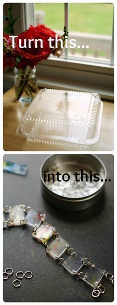 Recycle those plastic boxes! Did you know #6 plastic can be used for shrinky plastic? :: great recycling tip! endless