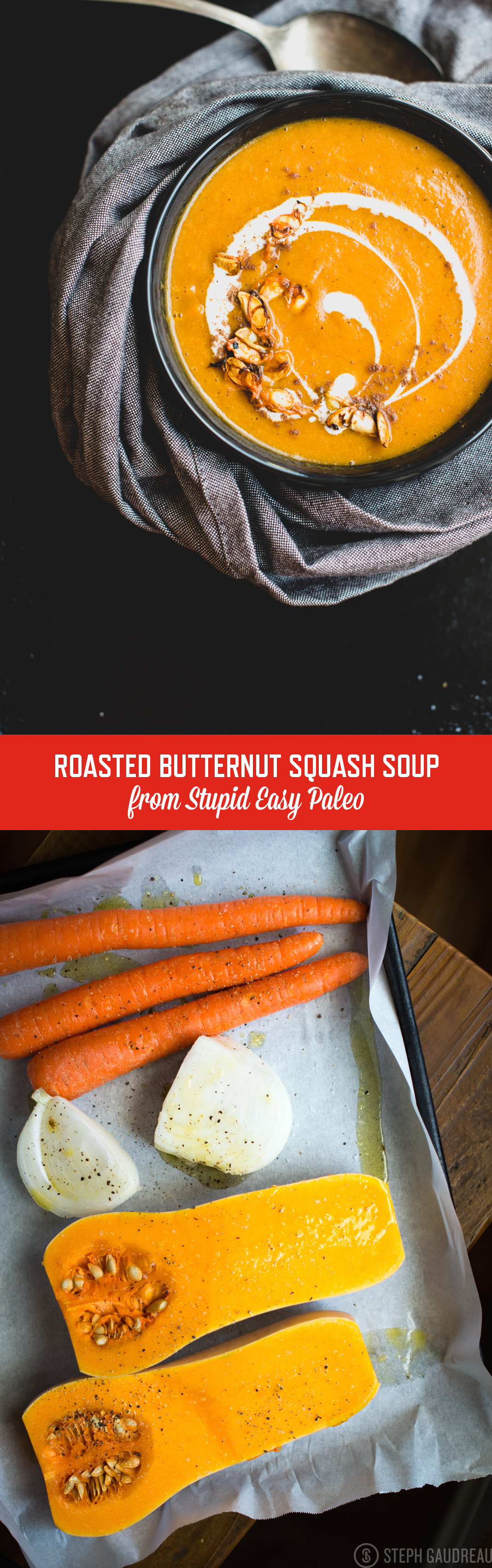 Roasted Butternut Squash Soup | StupidEasyPaleo.com