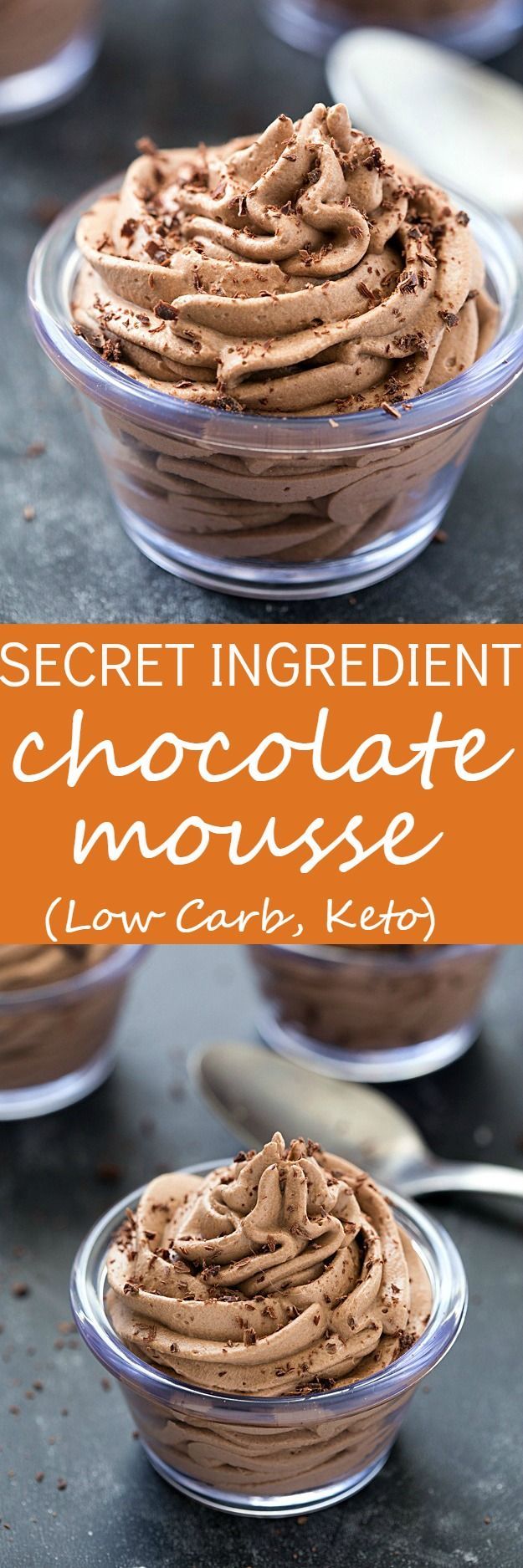 Secret Ingredient Easy Chocolate Mousse Recipe (Low Carb, Keto) – Create your amazing and incredibly easy chocolate mousse! The