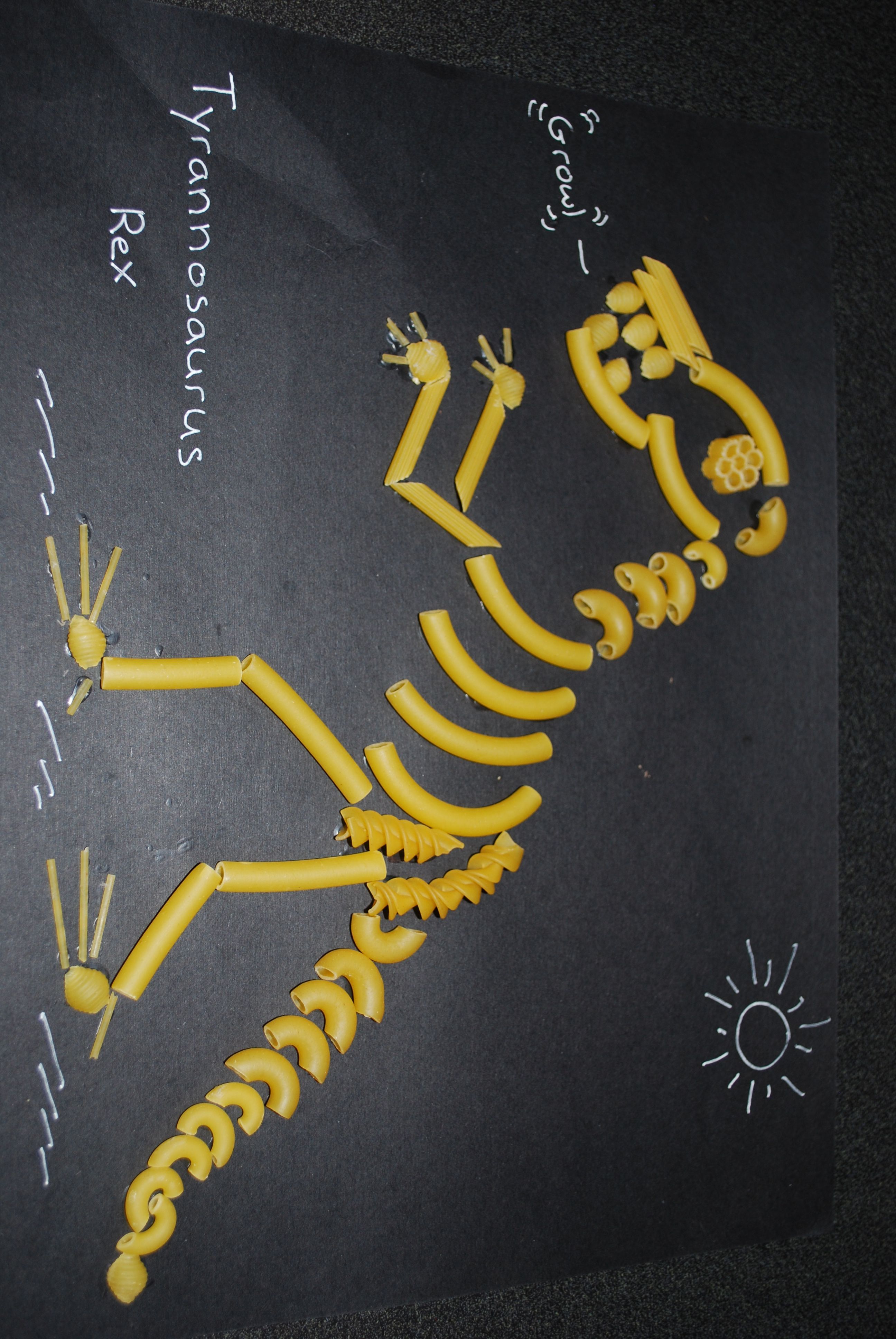 skeleton craft | … in Halloween , Kids Crafts | Tagged pasta skeleton | Leave a comment