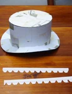 Steampunk Top Hat Tutorial, base to work with, Cover in felt??