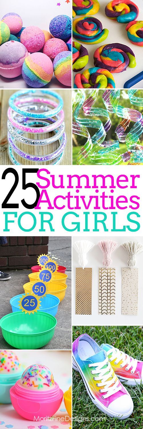 Summer Activities for girls | free printables | cr…