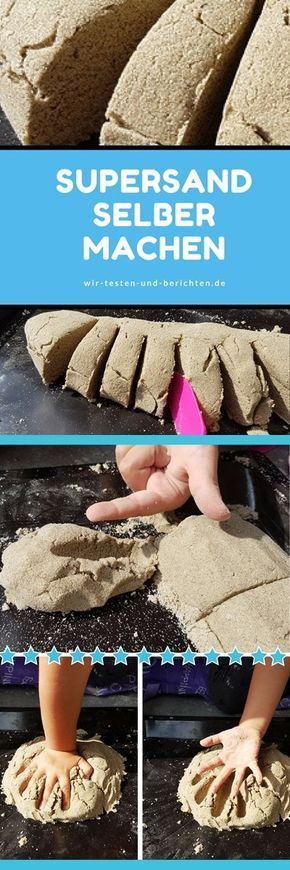 Supersand selber machen | DIY zum spielen mit den Kids