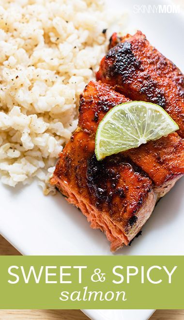 Sweet and spicy salmon dish is healthy and delicious!