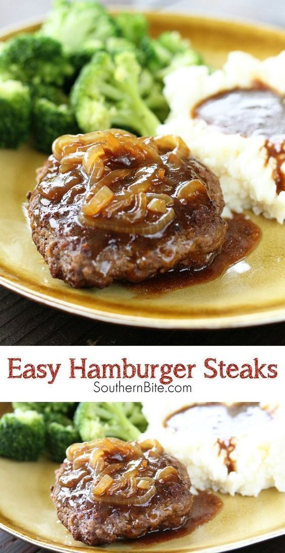 These Hamburger Steaks are easy, classic,and full of flavor!