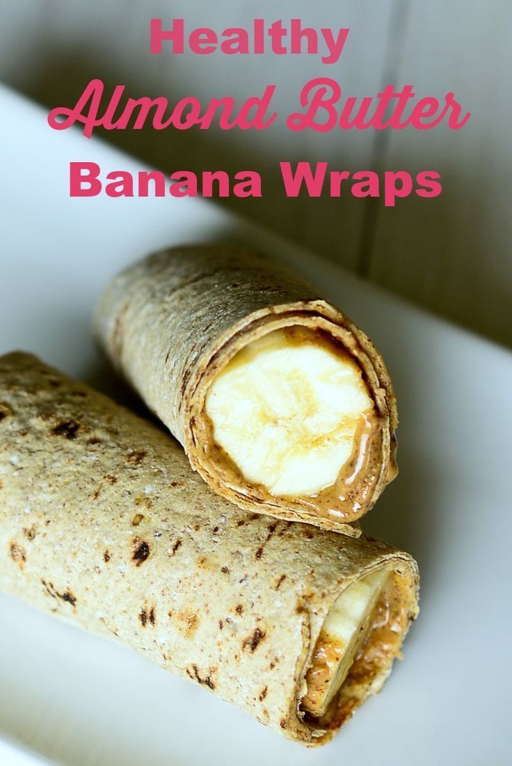These Healthy Almond Butter Banana Wraps make the perfect real food, clean-eating lunch or snack.