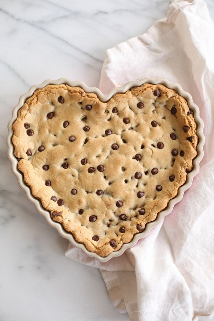 thick, chewy and delicious chocolate chip cookie cake recipe