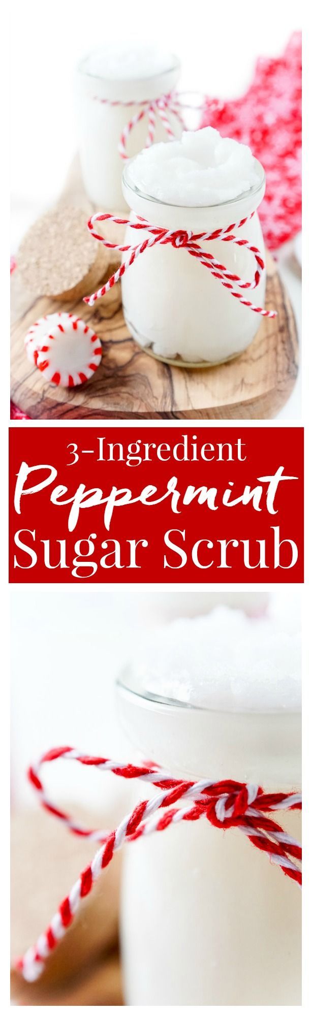 This 3-Ingredient Peppermint Sugar Scrub made my skin feel AMAZING! It’s great for soothing tired muscles and reviving dry skin,