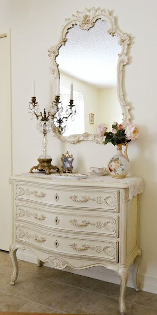 This Chest And Mirror Would Feel As Much At Home In The Entry As It Does In The Bedroom. Practical  And Beautiful.