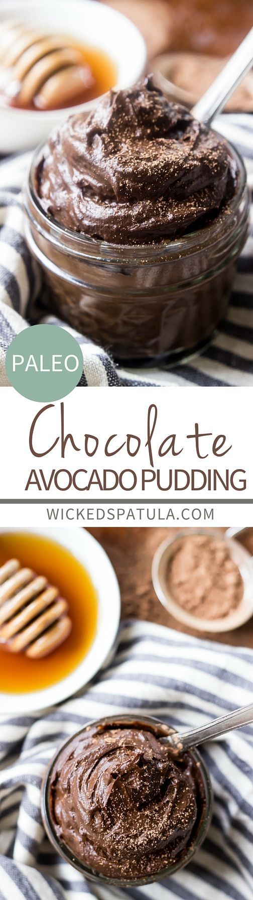 This Decadent Paleo Chocolate Avocado Pudding is packed full of healthy fats, is low in sugar, and is super easy to throw together