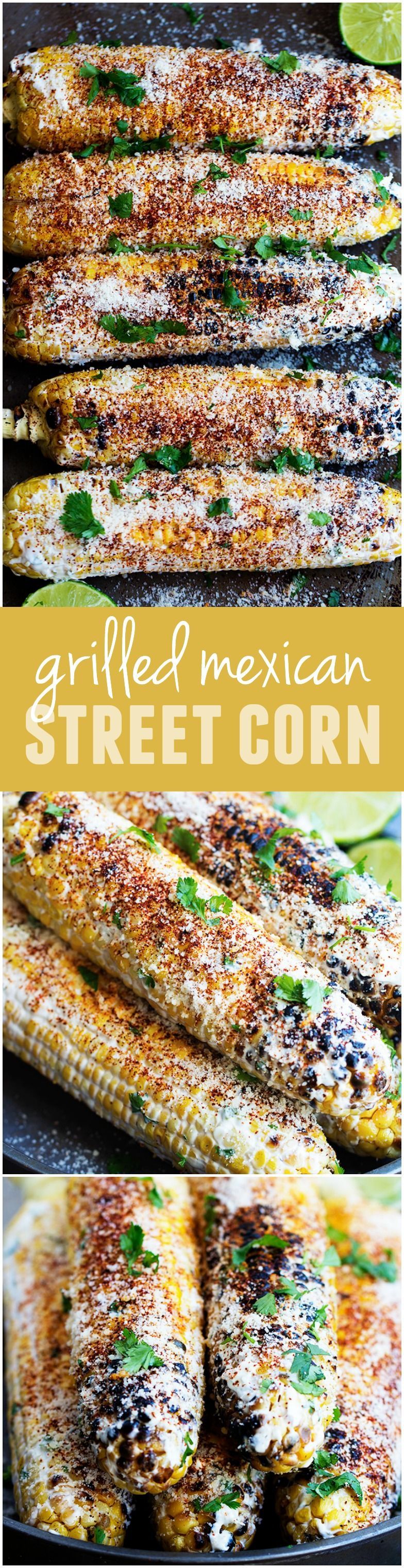 This Grilled Mexican Street Corn is full of so many amazing flavors! The BEST corn that I have ever had!