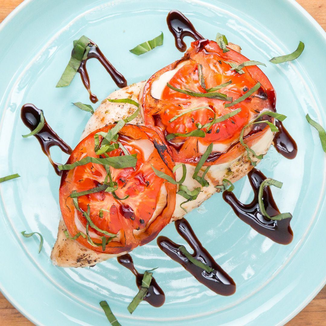 Tomato, Basil, And Mozzarella Chicken