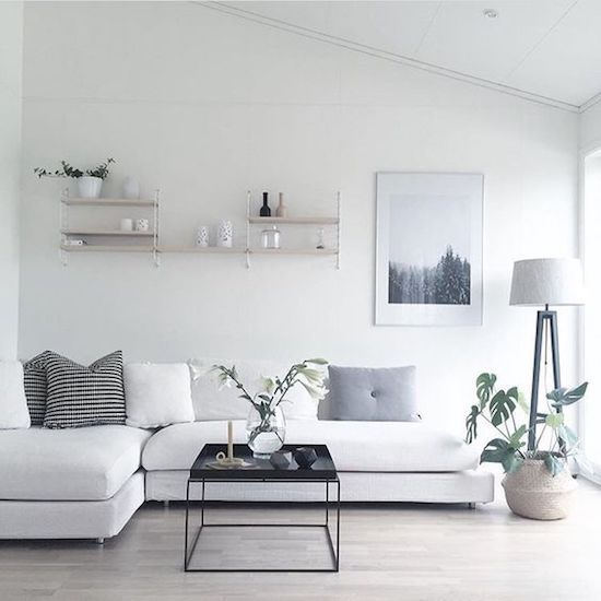 With clean designs, simple silhouettes, and monochrome colours, these minimalist living rooms prove that less really can be more.