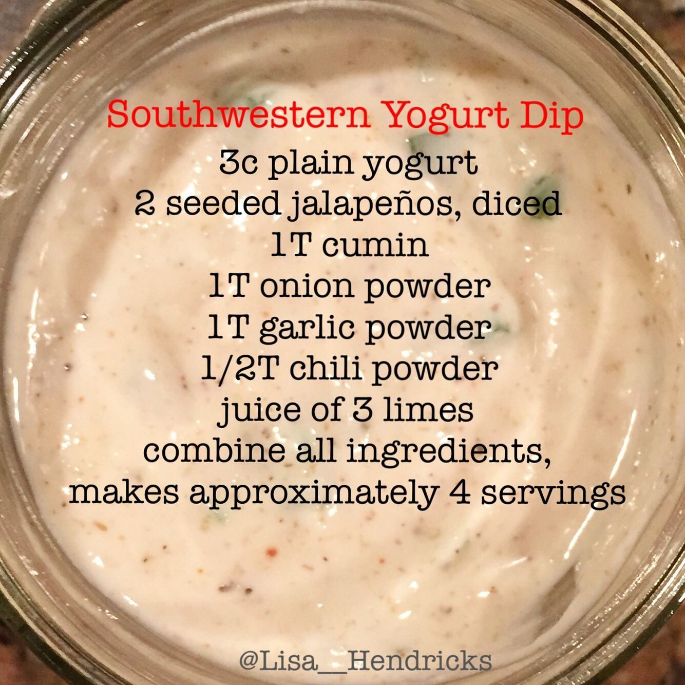 21 Day Fix southwestern yogurt dip