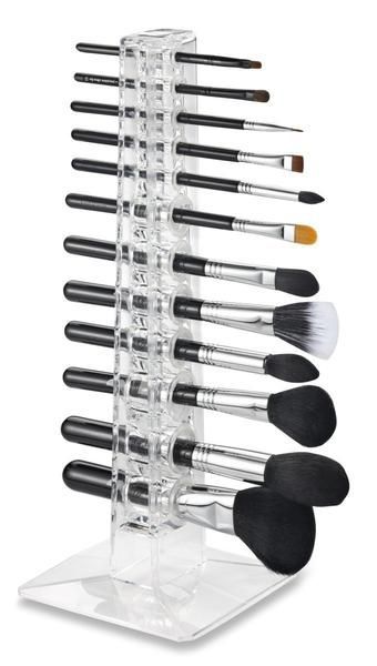 Acrylic Cosmetics 12 Makeup Beauty Brush Stand Organizer