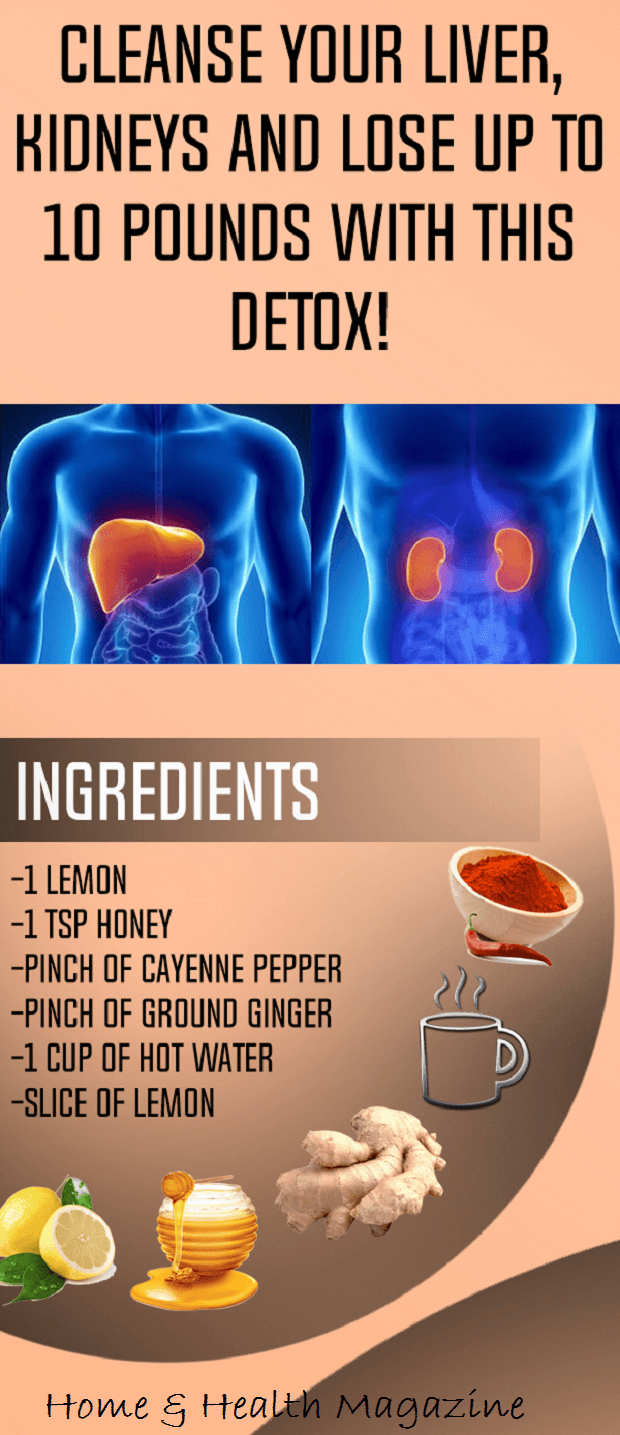Cleanse Your Liver, Kidneys and Lose Up to 10 Pounds With This Detox!