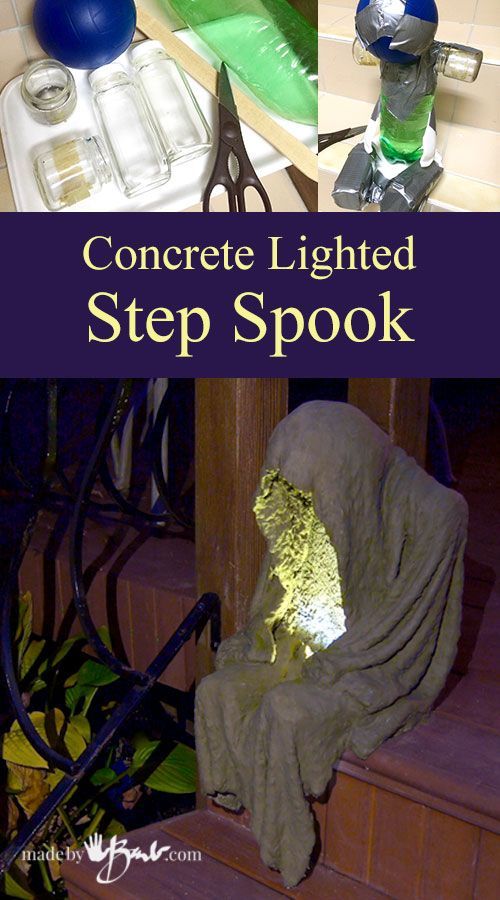 Concrete Lighted Step Spook—madebybarb Feature3
