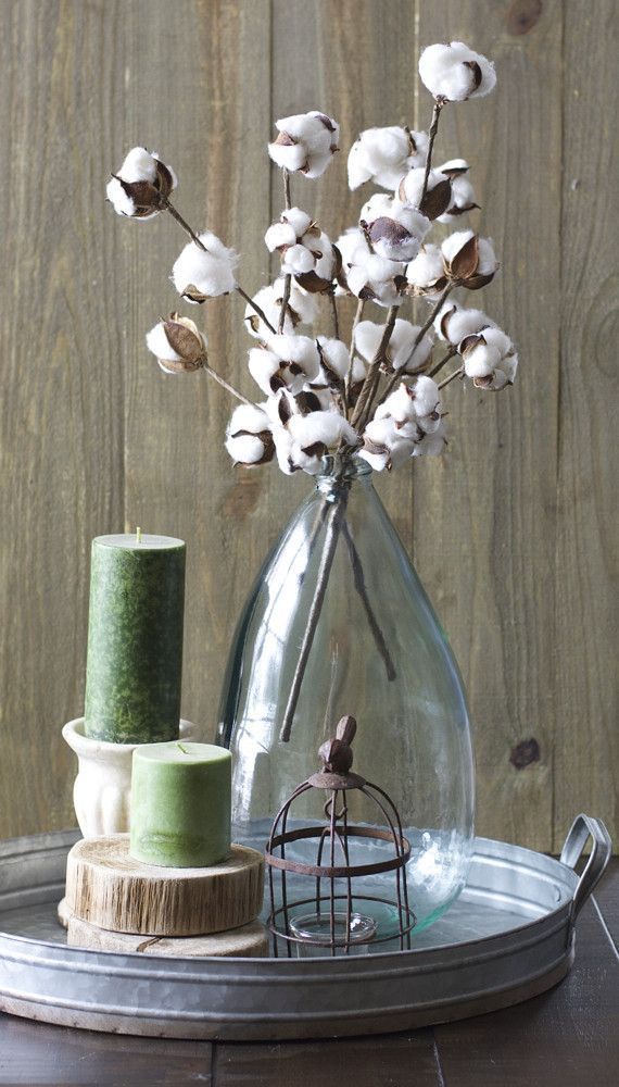 Cotton Bundles are the perfect decor for any Southern home! www.gincreekkitchen.com