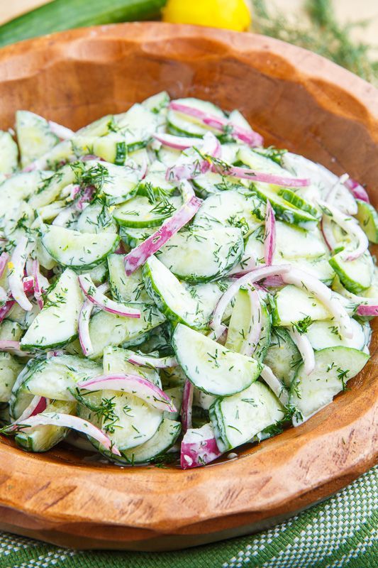 Creamy Cucumber Salad  #Contest  This cucumber salad reminds me of Germany and the grill night we did with my husband’s family as