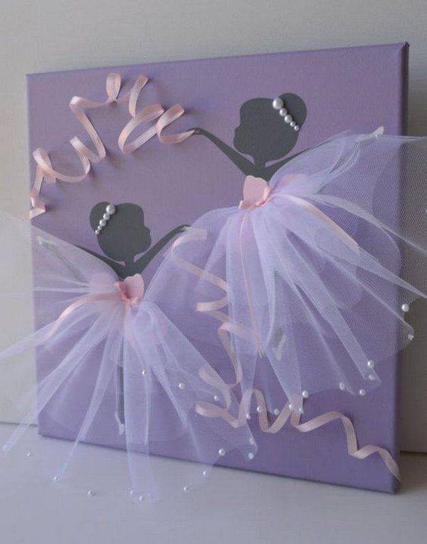 Dancing Ballerina Canvas Wall Art