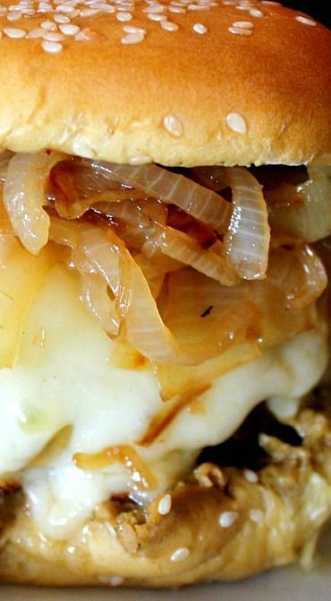 French Onion Soup Burger