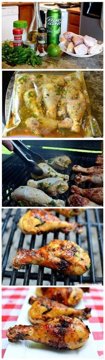 Grilled Beer Chicken | simple cooking recipes