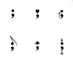Image result for semicolon tattoo