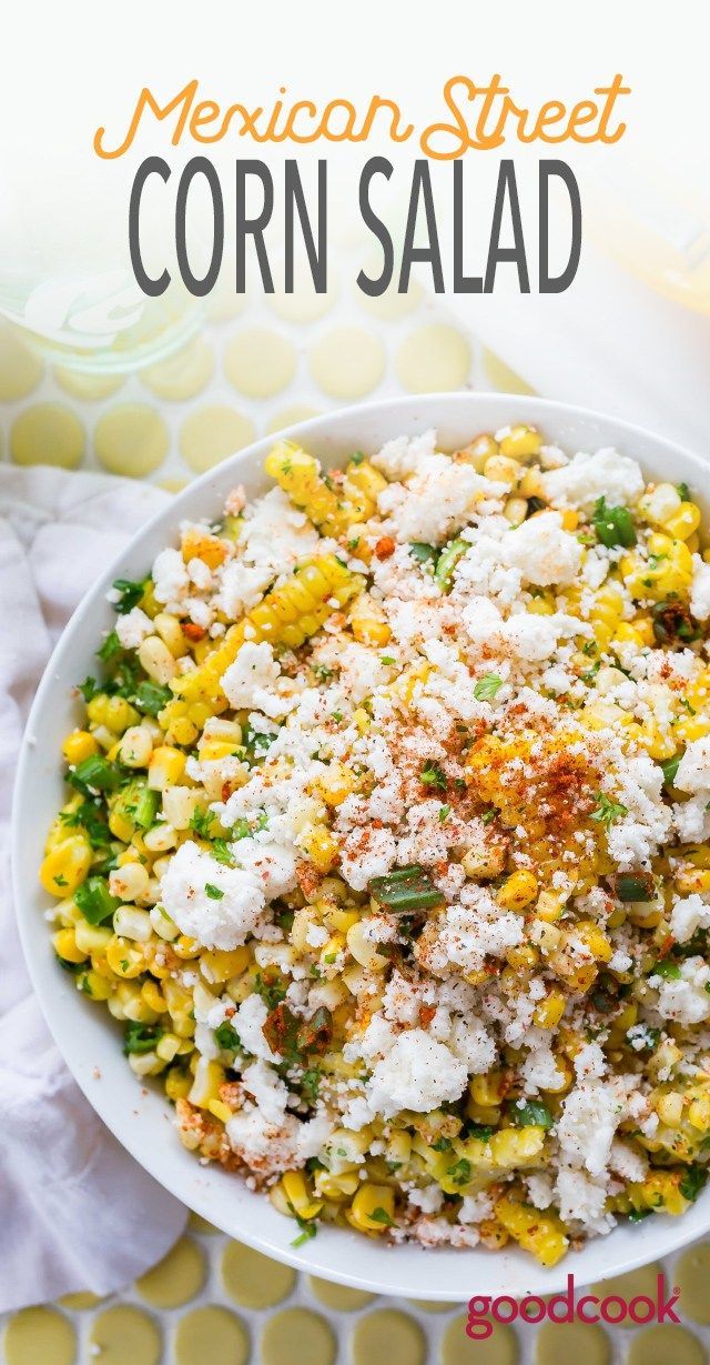 Mexican Street Corn Salad | summer, no bake, simple, grilling, grill, grilled, queso fresco, easy, simple