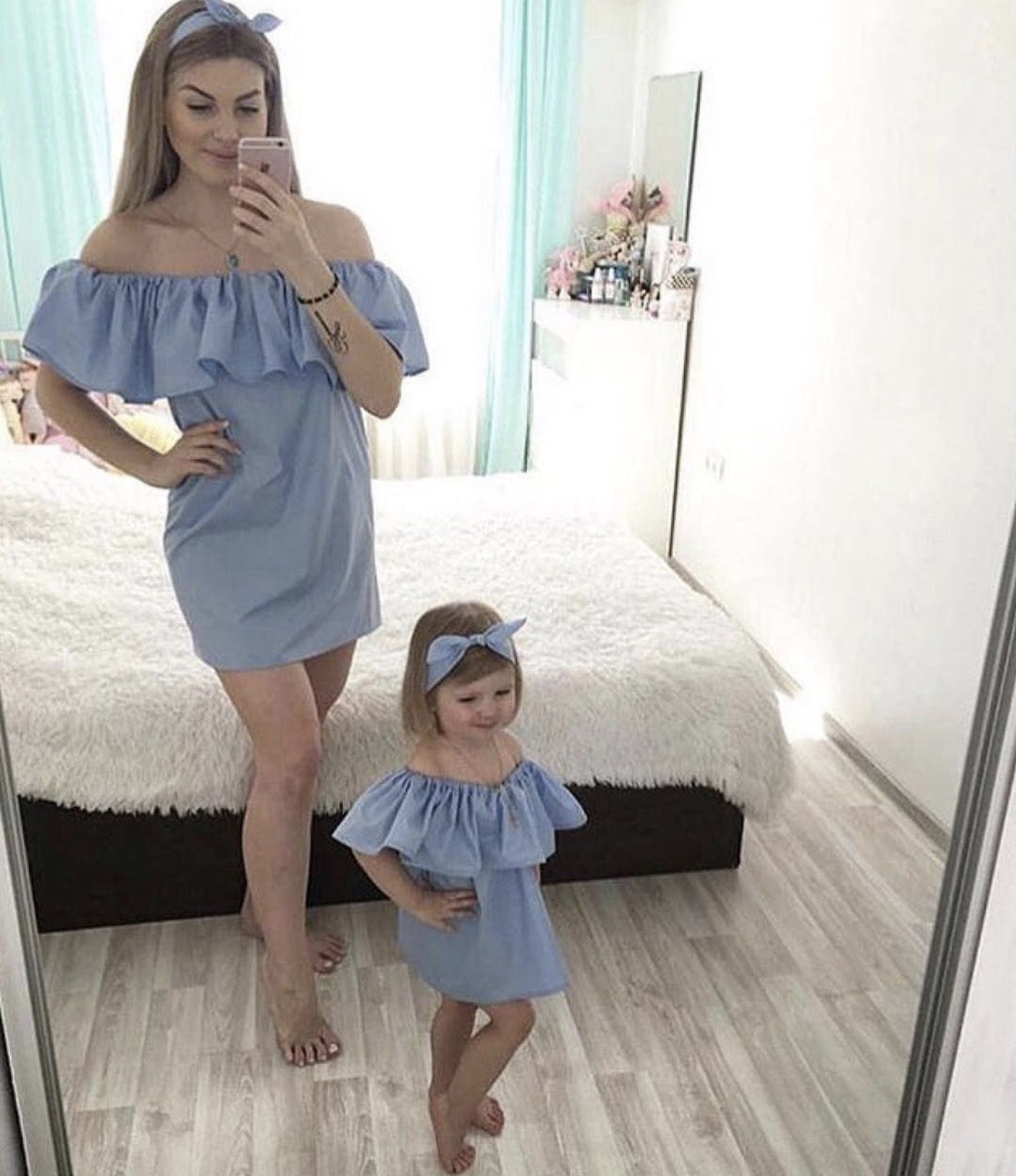 Mommy & daughter matching
