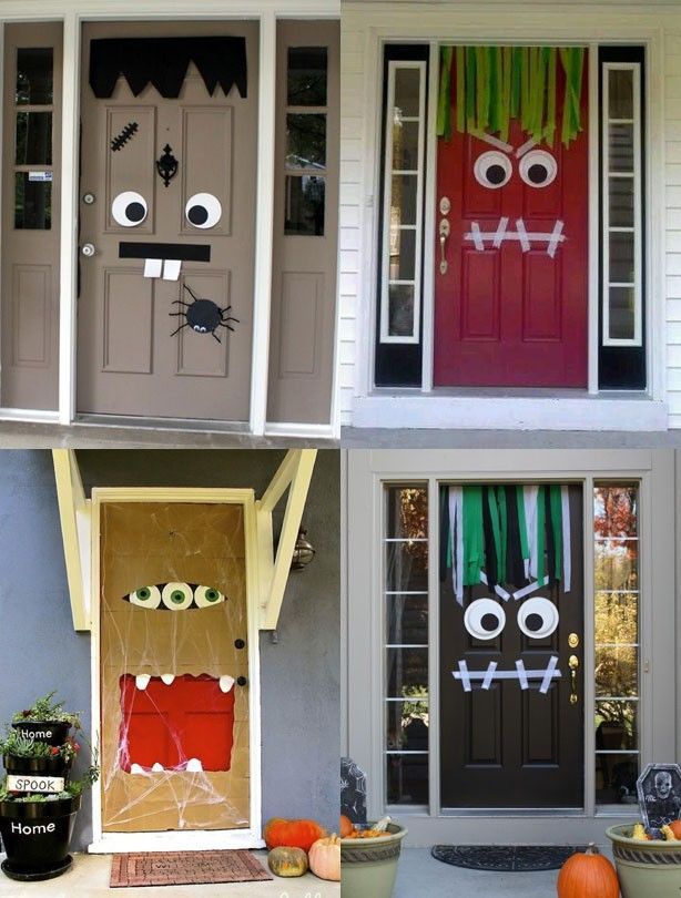 Monster Doors, could be cute for classroom door!