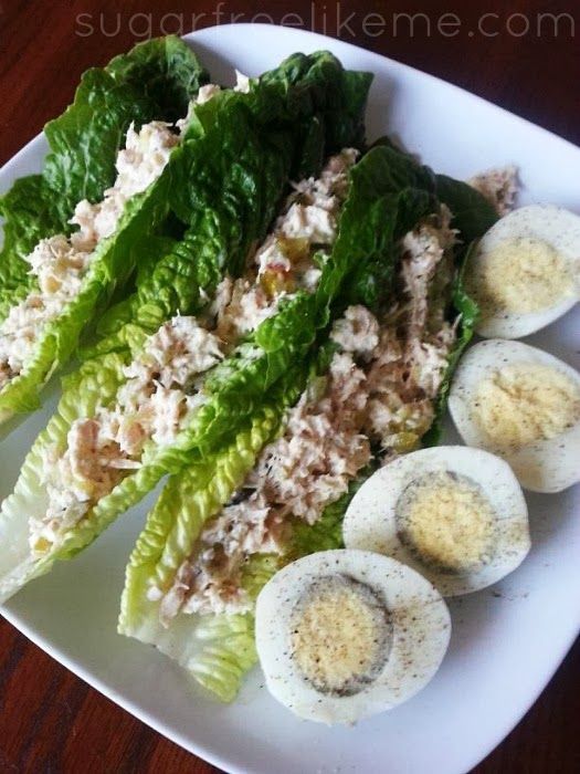 Romaine Lettuce Leaf Tuna Salad Wraps and 9 other wAys with tuna