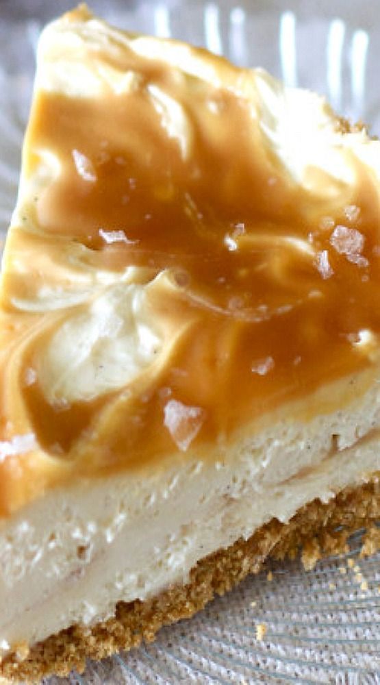 Salted Caramel No Bake Cheesecake..OMG THIS LOOKS SUPER DELICIOUS MINUS THE SALT