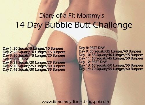 Summer is right around the corner so get ready for your best butt yet!Here’s a 14 day challenge that is sure to get people